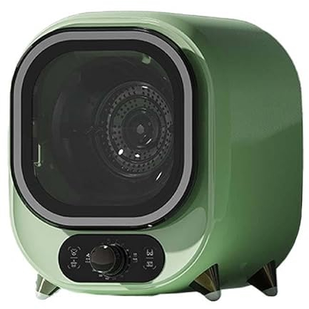 Mini secadora con ventilación, secadora de condensador compacta con barril interior de acero inoxidable, secadora de ropa frontal independiente con capacidad de carga de 0,8 kg, for apartamento, hogar