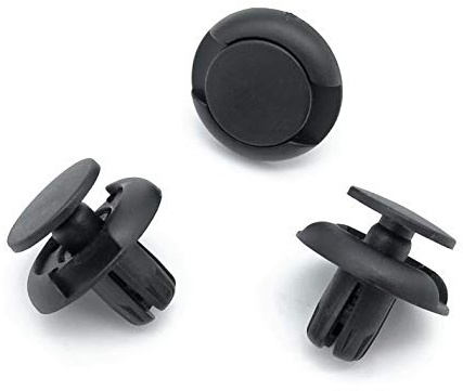 VVO Fasteners- Black Plastic Side Skirt, Sill Moulding Cover Trim Clips for Ford B-Max, C-Max, Fiesta, Focus, Kuga, Transit/Tourneo Connect, (Pack of 10)