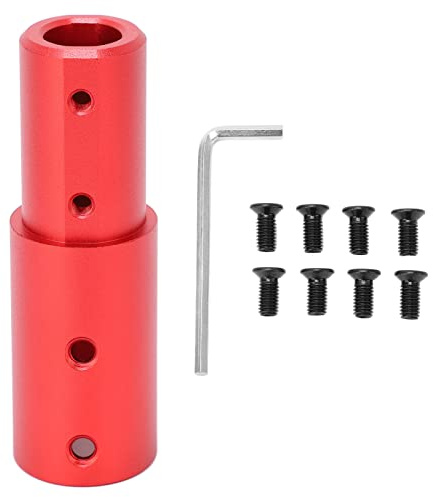 Elevador de Manillar para Patinete Eléctrico, Aleación de Aluminio, Aumenta la Más de 58 Mm para Patinete Eléctrico M365 1s Pro Pro 2 Essential Lite (Rojo)