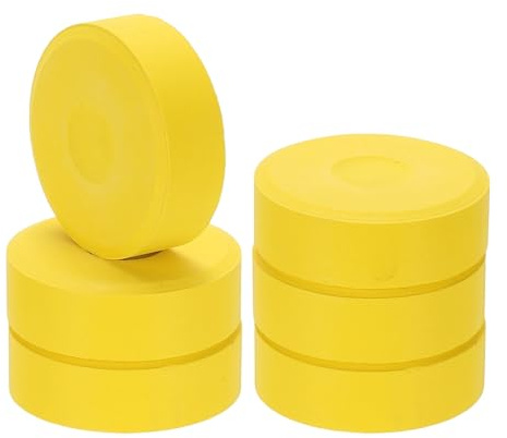 PATIKIL 6 Pcs Washable Tempera, 2.3x0.7 Large Tempera Paint Cakes Bulk Paints Blocks Art Supplies Watercolor Cake for Artists Art Painting Drawing DIY Crafting, Dark Yellow