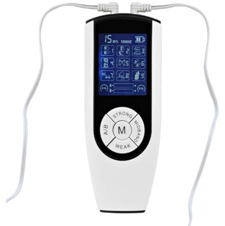 SFSSWSRYDF 2 Canali Tens Elettrostimolatore muscolare con 9 Modalità Dispositivo di EMS ricaricabile per alleviare il dolore e trattare schiena
