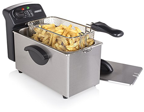 Princess Friggitrice Castel – 3L – 2000 Watt – Acciaio inox – Tecnologia Zona Fredda – 182626