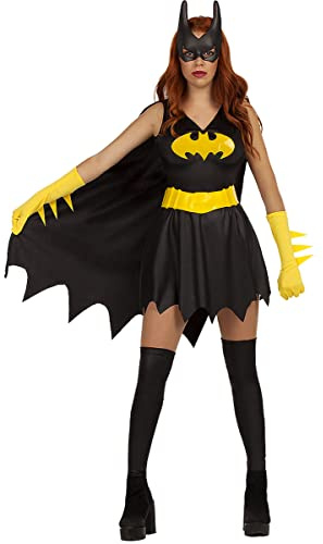Funidelia | Disfraz de Batgirl para mujer Barbara Gordon, Superhéroes, DC Comics - Disfraz para adultos y divertidos accesorios para Fiestas, Carnaval y Halloween - Talla M - Morado