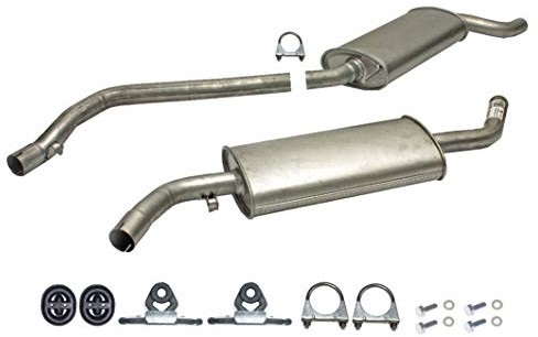 Ferroz Export Ersatz für Auspuffanlage Auspuff ab Kat VW T4 Transporter 2.0 2.5 1.9 D 2.4 D + Anbaukit