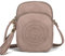 GLITZALL Sac à bandoulière petit sac à bandoulière avec poches multiples pour femme, Rose