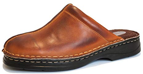 Kristian Shoes 30 Chausson Homme - Pantoufles en Cuir Fait à la Main dans l'UE - Sabot Homme Élégant et Confortable pour Intérieur et Extérieur, Idéal pour Toutes Saisons