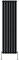 NRG 1800x408mm Black Radiator Vertical Flat Panel Bathroom Designer Double Rad Central Heating