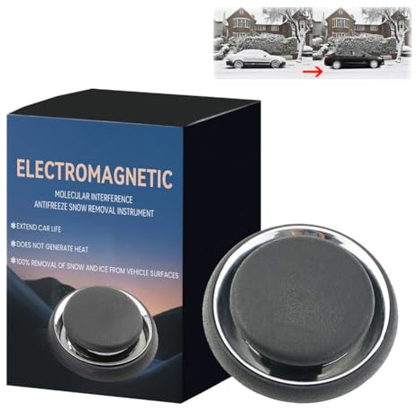 Dispositivo Elettromagnetico Di Rimozione Della Neve Per Auto, Accessori Invernali Per Auto, Dispositivo Antigelo A Energia Solare,Rimozione Della Neve Veloce Ed Efficiente (2PCS)