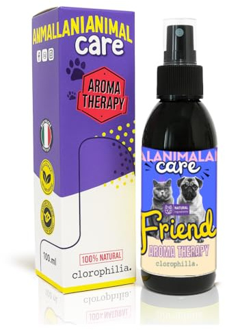 Perfume para perros y gatos para la amistad [aromaterapia para animales domésticos] Favorece la socialización entre animales | Reduce la agresión y el estrés | Uso en caseta y medio ambiente – 100%