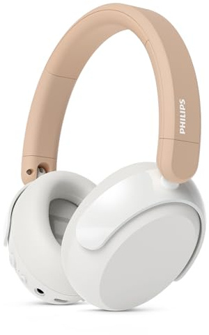 Philips TAK5500AL série 5500 Casque Supra-aural Pliable sans Fil Bluetooth 5.4 à réduction de Bruit pour Enfants, 34 Heures d’autonomie avec ANC, Volume limité, Partage Audio, câble USB-C Inclus