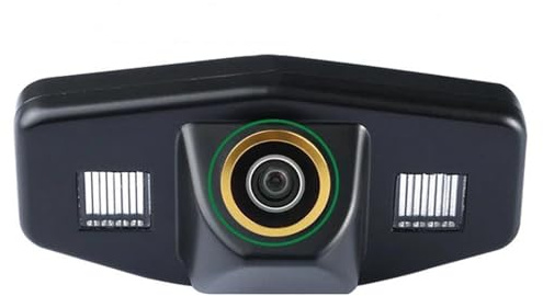 Omvänd kamera bil trajekt backup-kamera för Accord för pilot för medborgerlig för Odyssey för Acura TSX omvänd parkeringskamera omvänd (svart, B-CVBS720P-AHD720P) (C-AHD1080P-175 Deg/guld)