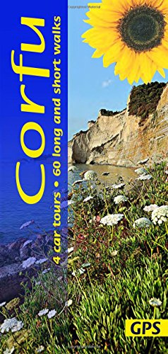 Corfu Walking Guide: 60 long and short walks with detailed maps and GPS; 4 car tours with pull-out map (Sunflower Walking & Touring Guide): 60 long and short walks and 4 car tours (Sunflower Guides)