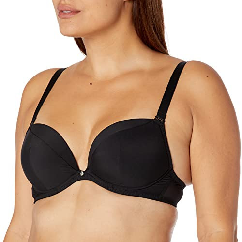 Curvy Kate Women's SuperPlunge Multiway Bra, Opaque, Black (Black Black), (Size:32F)