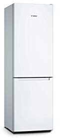 Bosch - Frigorífico Combi, 60 cm, Serie 2, NoFrost, Iluminación LED, MultiAirFlow, Blanco, KGN36NWEA