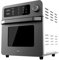 Cecotec Horno Freidora Bake&Fry 1500 Touch. 15 Litros, 1700 W, Resultados más sanos, Pantalla táctil, 10 Menús predeterminados, Acero inoxidable, 60-230 º, Kit de Accesorios, 15 L - Steel