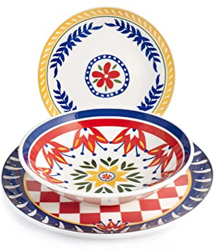 H&h Servicio de mesa Dolce vita de gres, 18 piezas
