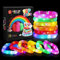 Lot de 12 tubes pop, 2023 Fidget Toys, bâtons lumineux pour anniversaire d'enfant, cadeaux de fête lumineux pour enfants