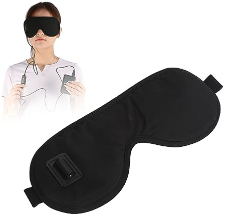 Máscara Para Ojos Calentada, Almohadilla Térmica Para Compresa De Ojos Eléctrica USB, 3 Modos De Temperatura, Calentamiento Rápido, Almohadilla Térmica Para Ojos De Voltaje Seguro Alimentada Por USB P