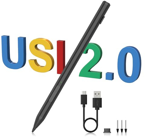 Für Chromebook Stift - USI 2.0 Stylus Pen für Chromebook - Google Pixel Tablet -Amazon Fire Max 11 Tablet -Lenovo Chromebook Duet -Acer Chromebook Spin 314/713 -HP, 4096 Druckstufen Chromebook Zubehör