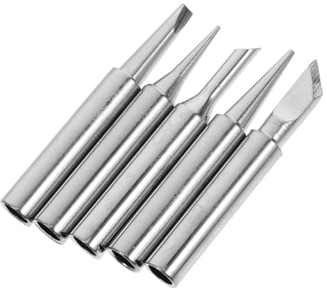 iplusmile 5pezzi Punte Per Saldatura in Rame Per Saldatore Punte Di Ricambio Per Saldatore Di Per Saldatura Accessori Per