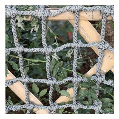 Filet d'escalade De Chargement, SéCurité Protection pour Enfants, en Corde RéSistant À l'usure, Support Plantes Jardin, Charge 300kg,(10mm*12cm,1X3m/3.3X9.8ft)