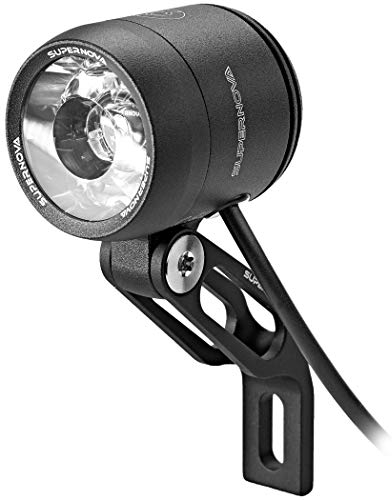 SUPER NOVA Unisex – Erwachsene V521s Fahrradlicht, schwarz, 235 Lumen