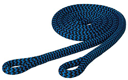 Weaver Leather Ken McNabb Yacht Rênes à Boucle tressée, Noir/Bleu, 1,4 cm x 2,4 m