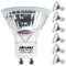 DiCUNO Lampadina LED GU10, 5W, Bianco naturale 4000K, Equivalente alogeno 50W, per faretti, 500lm, Non dimmerabile, 220-240V, Fasci larghi 120 °, 6 Pezzi