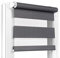 Fenster DEKOR - Rollos für Fenster Dunkelgrau - Klemmfix Rollo ohne Bohren 150 x 35 cm - Doppelrollo mit einer breiten Auswahl an Größen und Farben - Blickdichte Rollos, einfach zu montieren