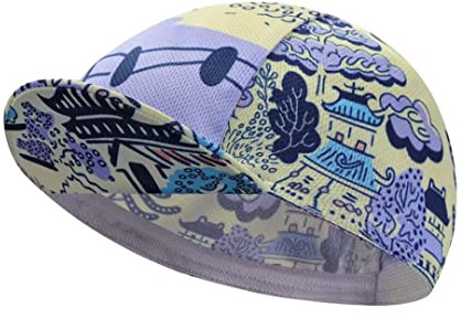 Bikingbros Funny Cycling Cap - Polyester Men's and Women's Cycling Hat-Under Helmet - Cycling Helmet Liner Breathable&Sweat Uptake