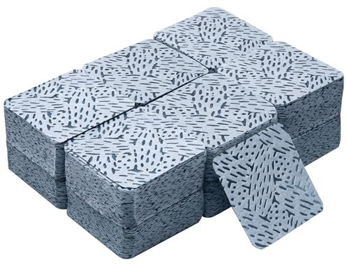 Elalove 600 Salviette per Unghie Blu Senza Pelucchi Monouso - Dischetti in Cotone Idrofilo 4.8x4.8 cm per Rimozione Smalto Gel, Sgrassatore Unghie e Manicure Professionale