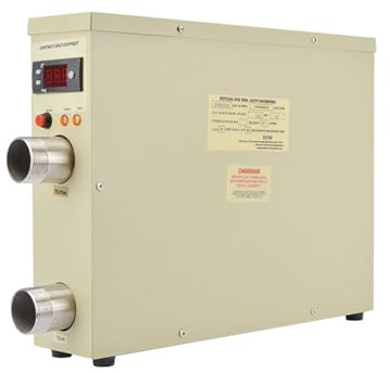 Elektrisk poolvärmare med digital display 5,5kw högeffektiv bärbar vattenvärmepump for badkar, SPA Effektiv uppvärmning(9kw)