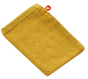 done. Deluxe Waschhandschuh 16 cm x 21 cm cm Gold