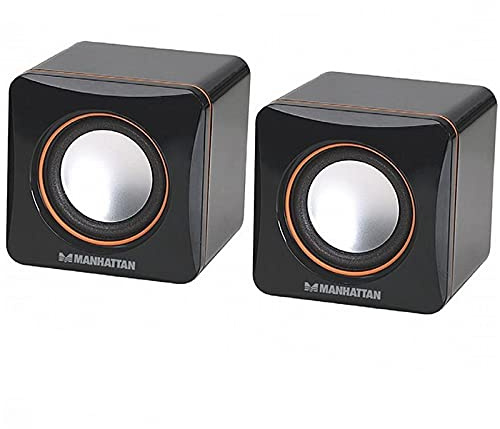 Manhattan 161435 2600 Series USB-betriebene Lautsprecher (schwarz)
