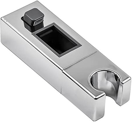 Hsthe Sea Supporto per soffione Doccia Barra di Scorrimento Quadrata Regolabile Staffa per Staffa per Barra di Scorrimento per Bagno Morsetto di Ricambio per Barra di 30 x 18 mm
