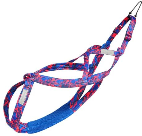 Hundezuggeschirr,Hundeschlittengeschirr | Verstellbares Brustgeschirr für Hunde, reflektierendes Hundegeschirr - Atmungsaktives Hundetrainingsseil, Outdoor-Hundeseil für kleine große Hunde