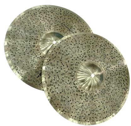 Cymbal Set för trummor 14 Tums Handgjorda B25 Hihat Cymbaler Professionellt Ljud