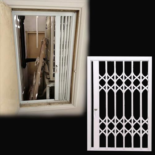 Griglia di sicurezza pieghevole per interni, schermo regolabile per cani, 61 x 122 cm, 71 x 152,5 cm, 91,5 x 152,5 cm, protezione contro le rotture, perfette per lucernari