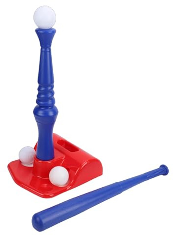 Pwshymi Set da Baseball per Bambini con Lanciatore di Palline per Bambini, Giocattolo da Esterno, Facile Assemblaggio, per Materiale Plastico per