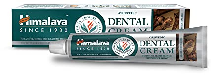 Himalaya Ayurvedic Dental Cream with Essential clove Oil |Prevents cavities, tooth decay Natural Anti-Odour Agent for bad breath| Formulated by dental experts - 100g
