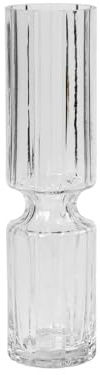 Broste Copenhagen Hyacint-vas av glas i färgen transparent, mått: 8 cm x 8 cm x 31,7 cm, 14496135