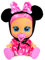 CRY BABIES Dressy Minnie | Interaktive Puppe, die echte Kullertränen weint, mit Haaren zum Stylen, Kleidern zum Wechseln & Accessoires zum Spielen – Spielzeug und Geschenk für Jungen