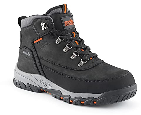 Scruffs Mens Scarfell Safety Boots, Black, 8 UK