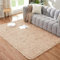 CHOSHOME Teppich Wohnzimmer Beige Schlafzimmer Teppiche Modern Flauschig Weich Teppich Wohnzimmer Läufer Carpet Langflor Shaggy Einfarbig Bettvorleger Anti-Rutsch Unterseite Teppiche 120x180CM