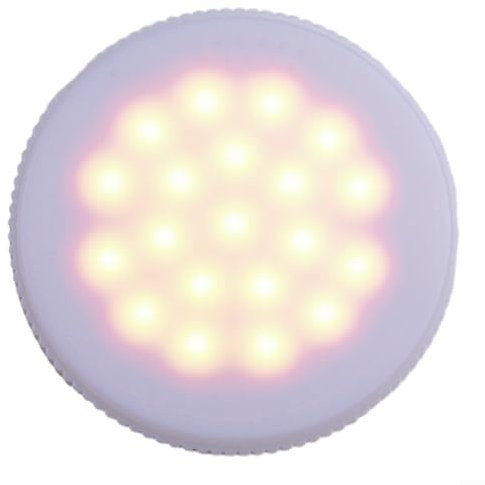 EpheyFIF Ampoule LED GX53, 7 W à intensité non variable, éclairage de cuisine sous armoire, éclairage extérieur LED GX53, ampoule spot GX53 (blanc chaud)