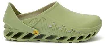 Scholl Evoflex - Professionelle Sanitärclogs für Herren und Damen, Ultraleicht, Komfortabel, Verstellbarem Riemen, Rutschfester Sohle, Herausnehmbarer Memory-Einlegesohle mit Antibakteriellem Futter