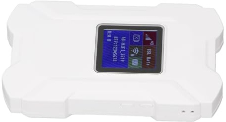ZJchao Travel Router, 4G Mobile WiFi Hotspot WiFi Router Support 32 Användare Travel Pocket Hotspot med 1,44 Tum Färgskärm Hotspot Hotspot -enhet för Americas Europe (Vit)