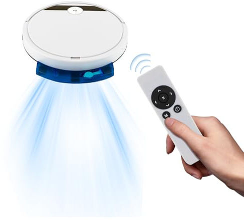 Qussse Robot aspirador 3 en 1, robot aspirador con función de limpieza, 1800 Pa potencia de succión, aspiradora robot con mando a distancia y control por aplicación, anticaída inteligente, para