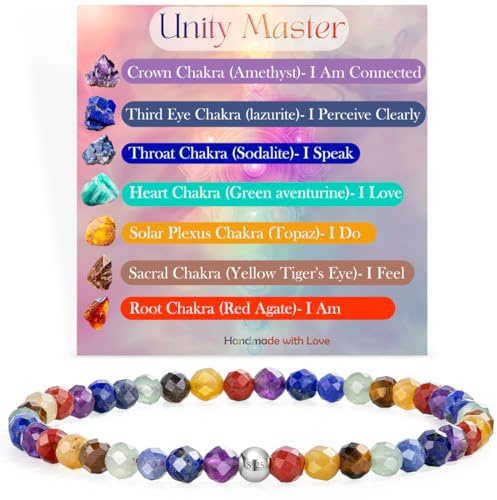 Gkaopi Pulsera de Piedras Naturales Pulseras de Cuentas 4MM Pulsera de Elastico Chapadas en Plata de ley 925 Elegante Pulseras Boho de Cristal para Mujer