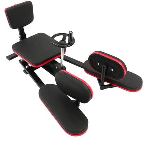 Extensión de piernas, extensor profesional de piernas, 120 kg, expansor de piernas, 180 °, con acolchado suave y respaldo para yoga, danza y entrenamiento de gimnasia
